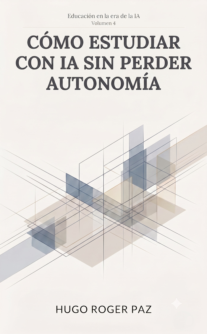 Portada C&oacute;mo estudiar con IA sin perder autonom&iacute;a