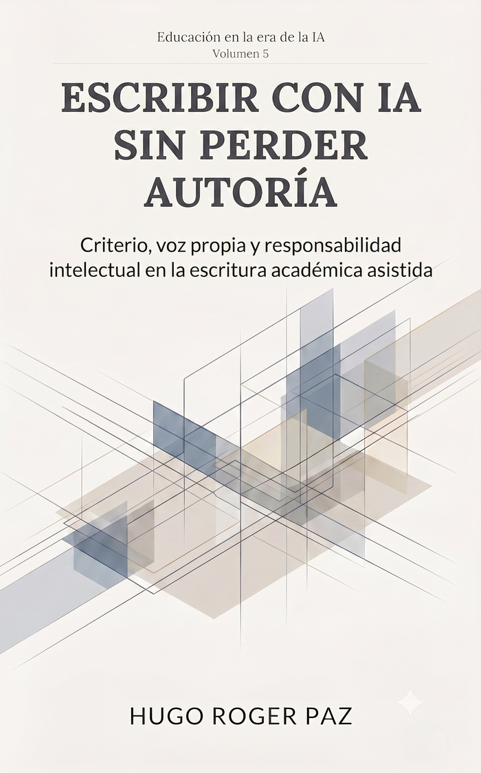Portada Escribir con IA sin perder autor&iacute;a